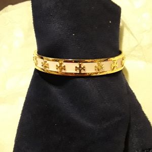 Tory Burch raised logo bangle